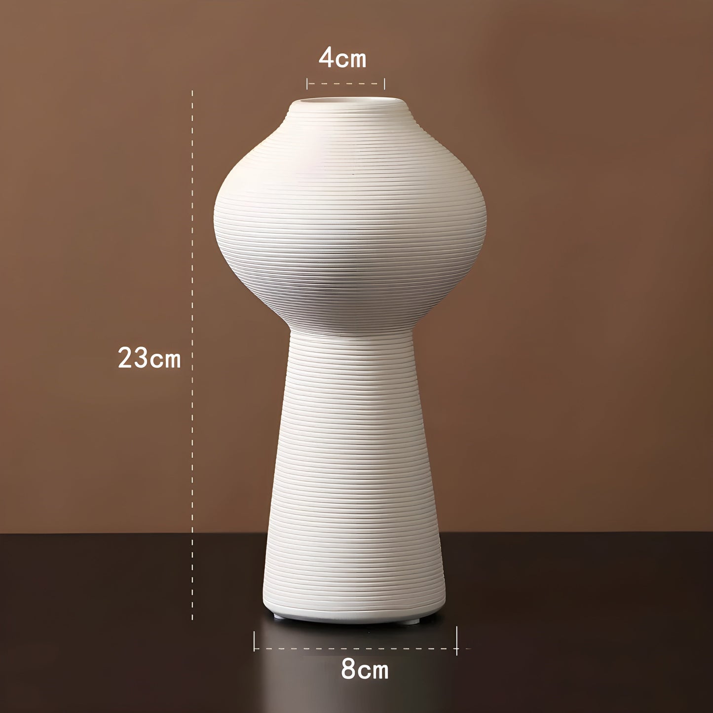Avelena | Minimalistische Handgefertigte Keramische Zen-Vase