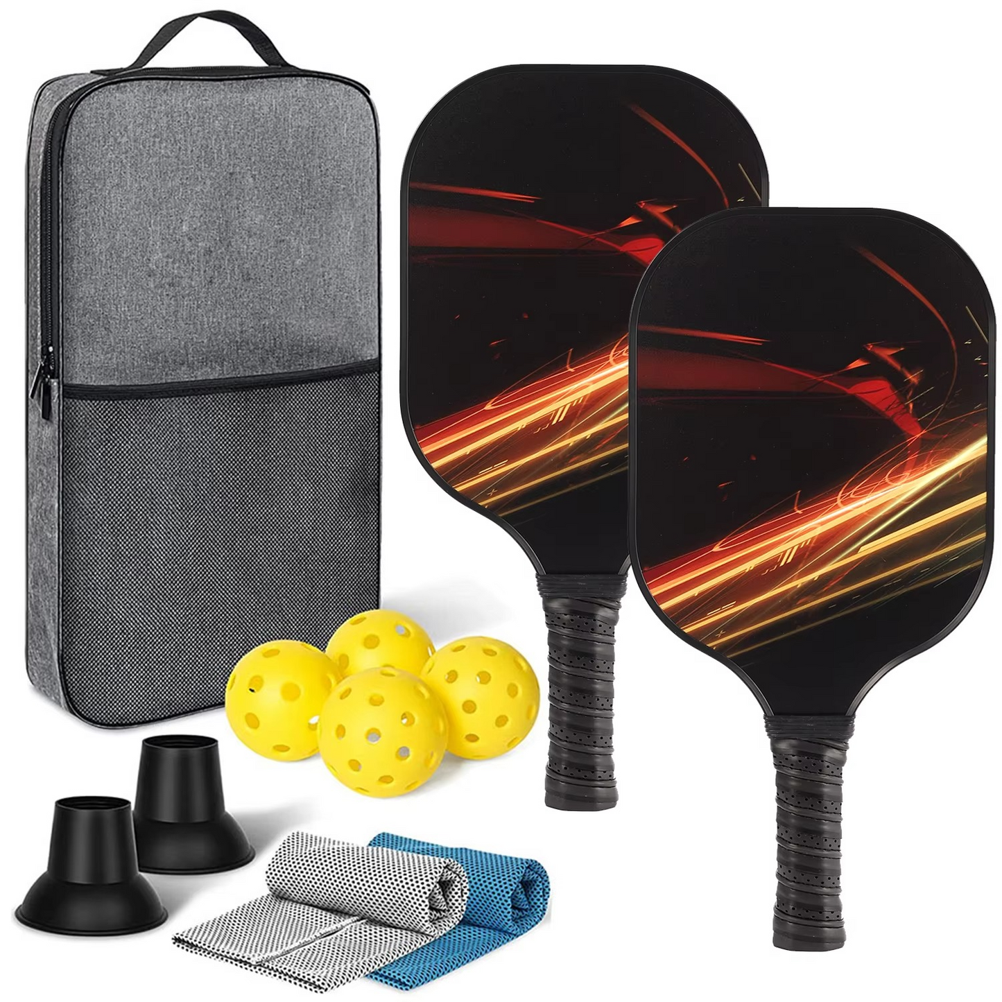 Avelena | USAPA genehmigtes Graphit Pickleball Paddle Set für Outdoor-Spiel