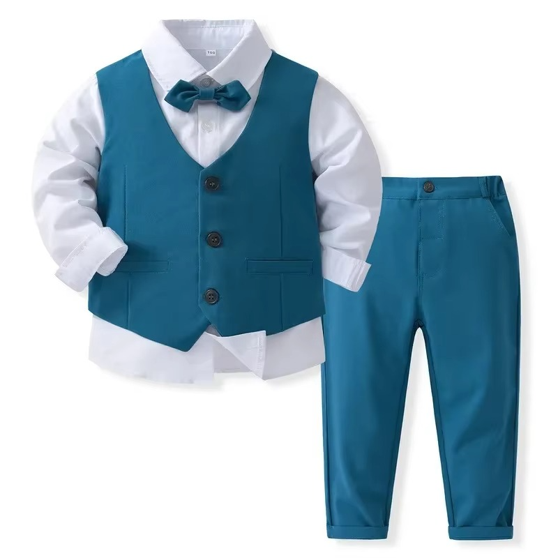 Avelena | Jungen formelles Baumwolle Outfit-Set für Kleinkinder und Kinder