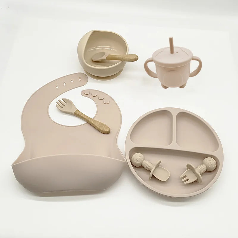 Avelena | Stilvolles Silikon-Fütterset für Babys