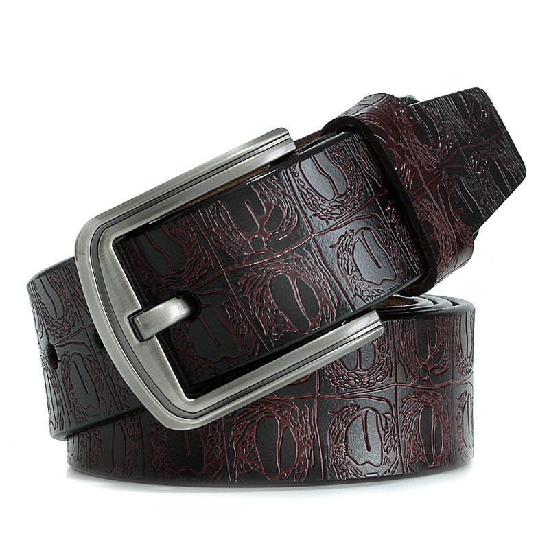 Avelena | Luxus Leder Cowboy Gürtel für Männer