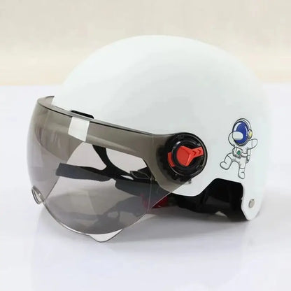 Avelena | Offenes Gesicht Motorradhelm mit Goggles – Orion