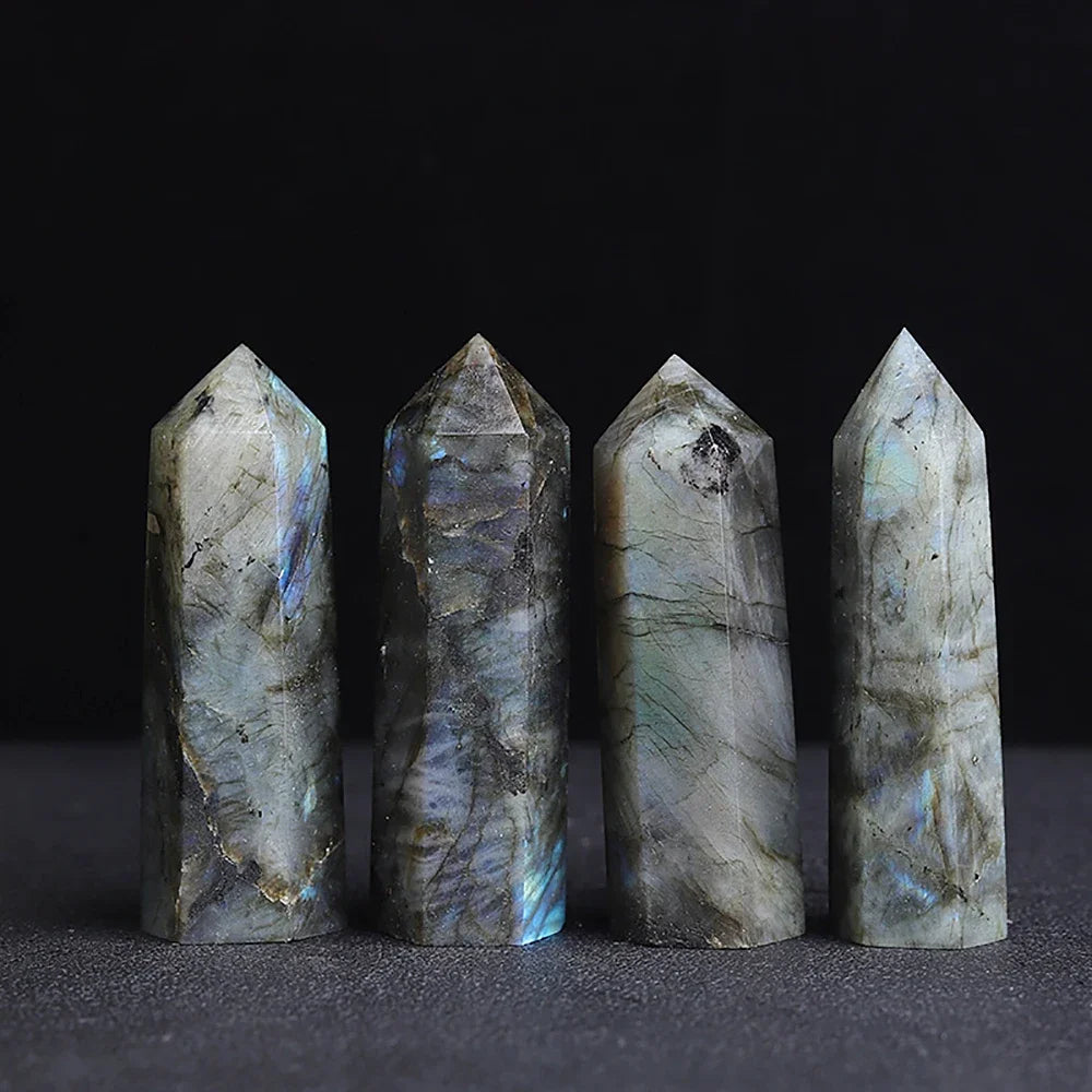 Avelena | Energora Kristall-Obelisk | Echter Naturquarz | Für Meditation & Chakra-Heilung | Spirituelles Dekoobjekt