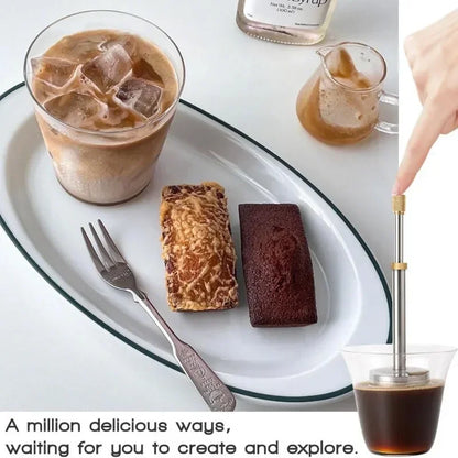 Avelena | Edelstahl Wiederverwendbarer Press Tee-Filter