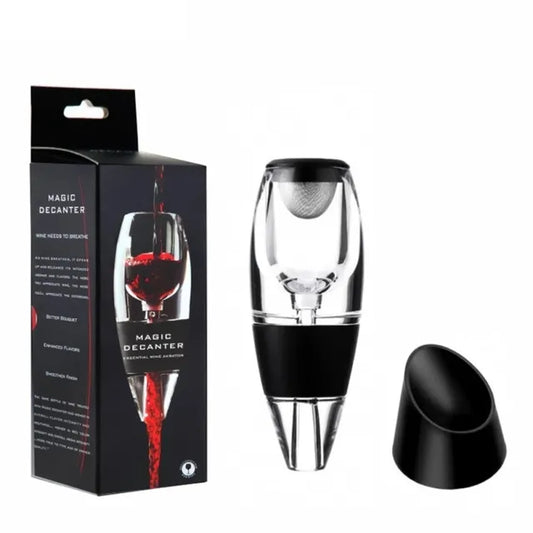 Avelena | Weinbelüfter, Dekanter, Ausgießer, Set mit Filtern, Luftreiniger, Standdiffusor, Luftbelüfter, Sieb, Belüfter, Wein für die Esszimmerbar