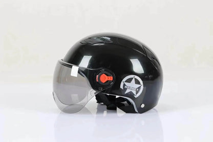 Avelena | Offenes Gesicht Motorradhelm mit Goggles – Orion