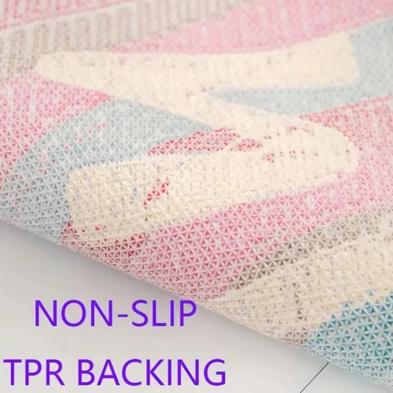 Avelena | Bunte "Get Naked" rutschfeste Mikrofaser-Badematte – saugfähig & Spaß für Kinder und Erwachsene