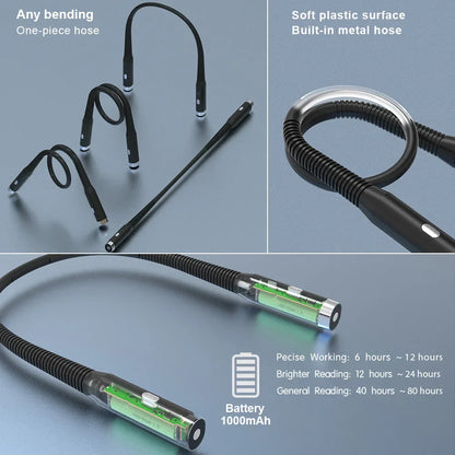 Avelena | LED wiederaufladbare Nackenlampe mit 3 Modi