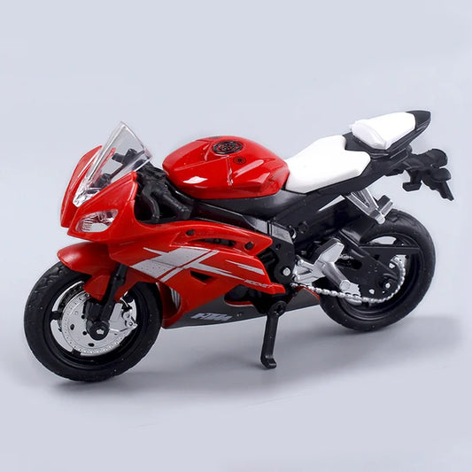 Avelena | 1:18 Maßstab Yamaha R6 Legierungsroller Sportbike Figuren Diecasts Kinder Spielzeug Motorrad Rennmodell Nachbildungen Sammlergeschenk für Jungen