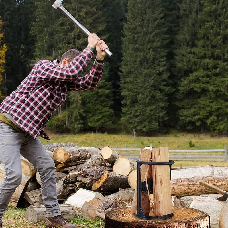 Avelena | Woodsplitter Tragbarer Holzspalter Guss-Eisen