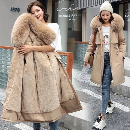 Avelena | Pelzenjacke mit Kapuze