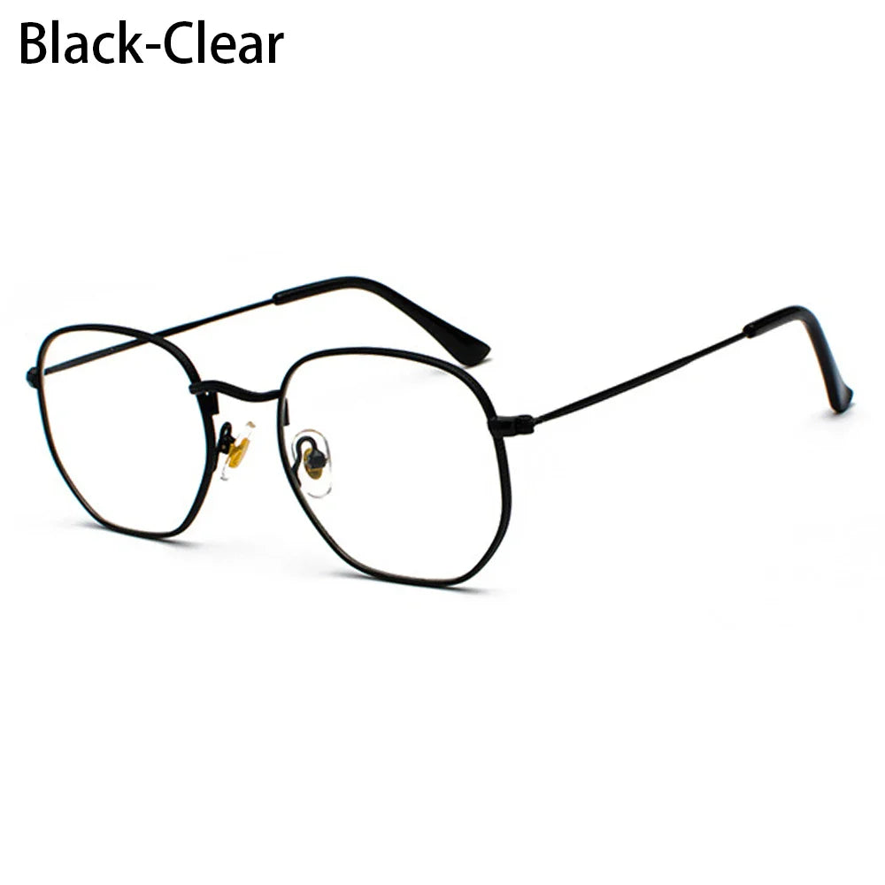 Avelena | Polygon Metall Quadrat Sonnenbrille
