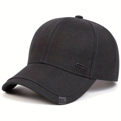 Avelena | Unisex Verstellbare Baseballkappen Platzierung Silber Schnalle Marke Casual Outdoor Sonnenschutz Hut