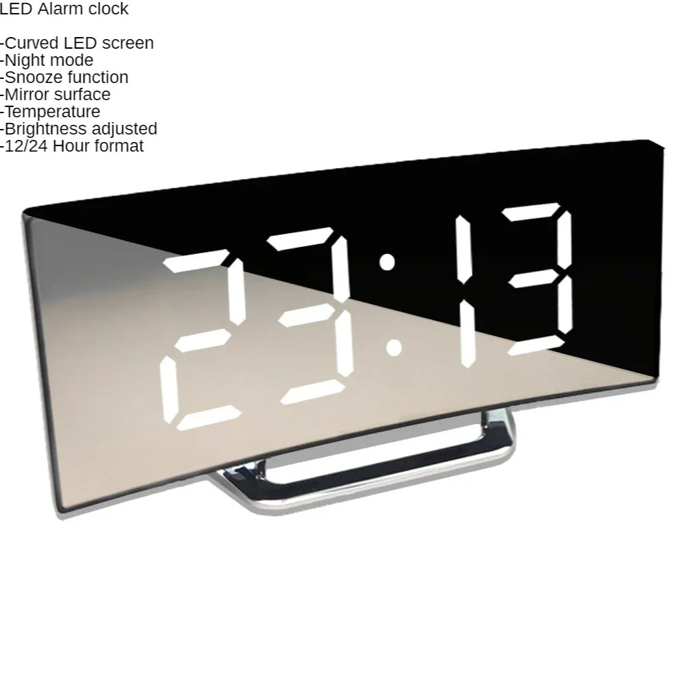 Avelena | Kurvenbildschirm Digitaler Wecker