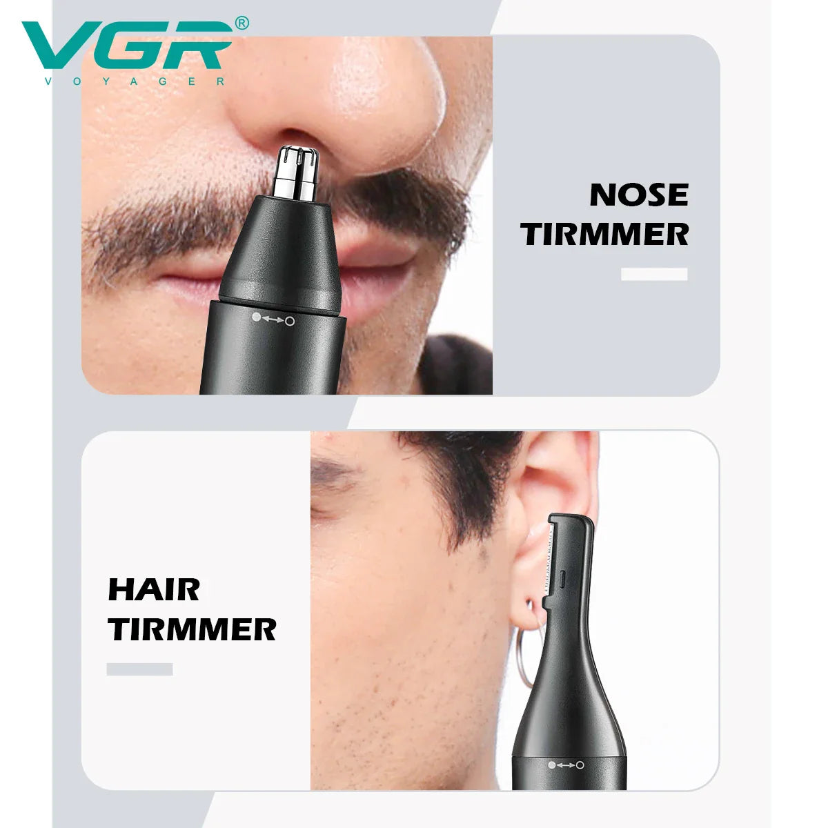 Avelena | 2-In-1 Professioneller Mini Elektrischer Nase & Haartrimmer