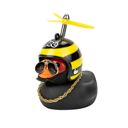 Avelena | Ente Fahrradklingel mit Helm