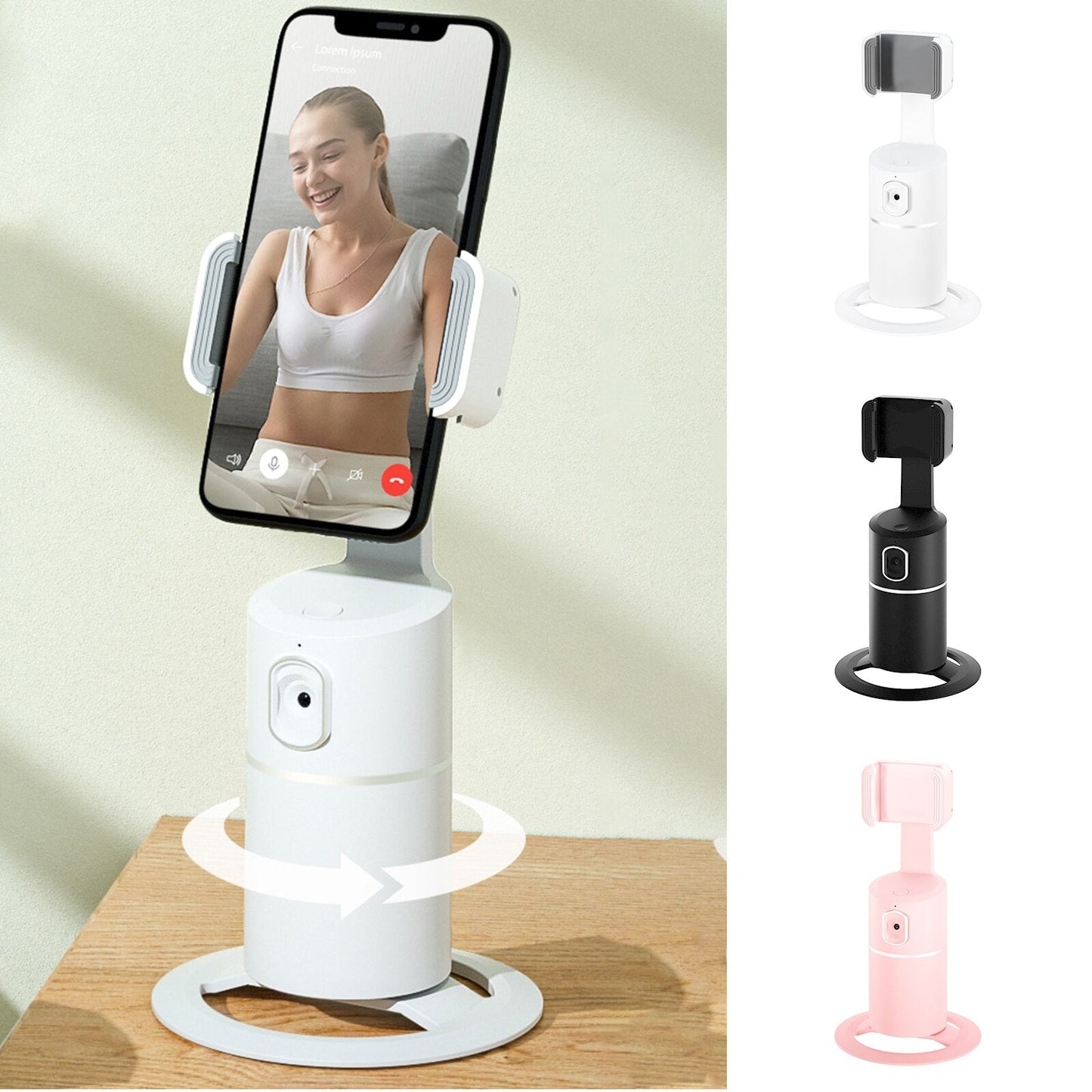 Avelena | 360 Rotation Automatischer Drehender Selfie Stick