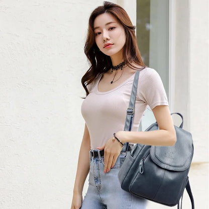 Avelena | Leder Rucksack für Damen