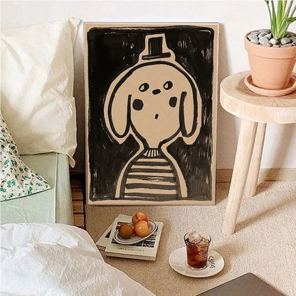 Avelena | Vintage Cartoon Leinwandkunst