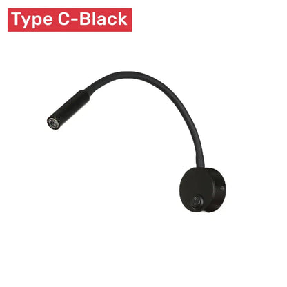 Avelena | Moderne Flexible LED-Lese-Wandlampe mit Schalter für Schlafzimmer und Studium - 1W/3W