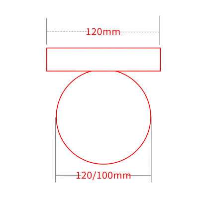 Avelena | Nereo - Minimalist Farbige Mini Glas Nordische Wandleuchte