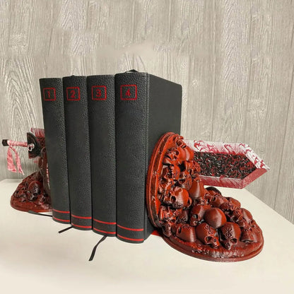 Avelena | Berserk Buchstützen Wütende Buchstützen Drachenjäger Harz Handwerk Studienkunst Dekoratives Ornament Zuhause Schreibtisch Bücherregal T4z7