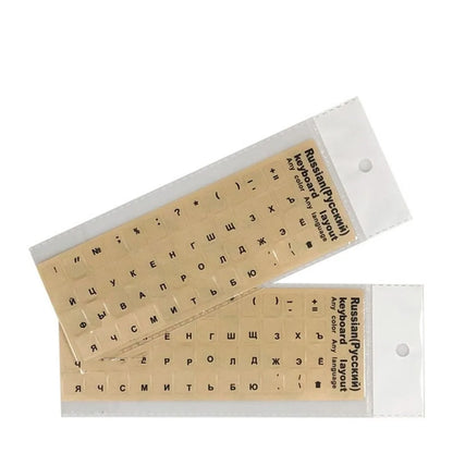 Avelena | Mehrsprachige Durchsichtige Tastatur Aufkleber