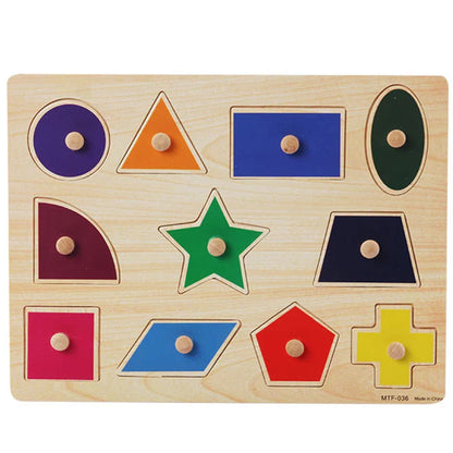 Avelena | Montessori Baum Puzzle Griffe Brett Spielsachen