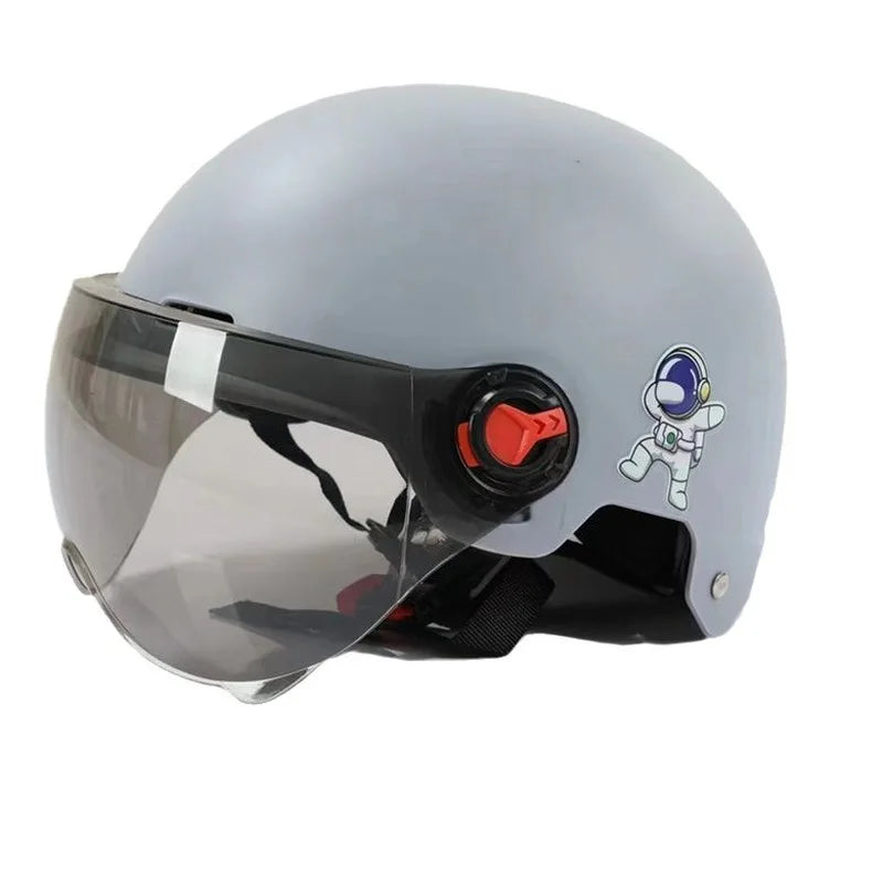 Avelena | Offenes Gesicht Motorradhelm mit Goggles – Orion