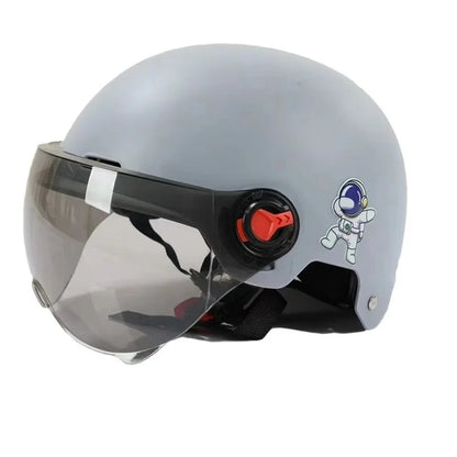 Avelena | Offenes Gesicht Motorradhelm mit Goggles – Orion