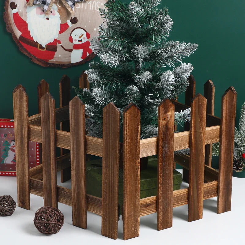 Avelena | Dekorativer Holz Gartenzaun für Beete und Außenbereiche