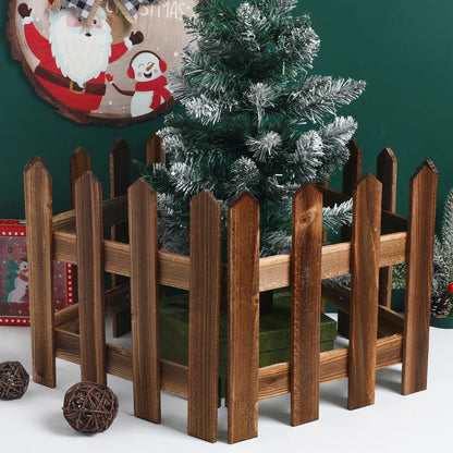 Avelena | Dekorativer Holz Gartenzaun für Beete und Außenbereiche