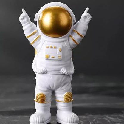Avelena | Harz-Astronaut-Figur Statue Raumfahrer Skulptur Pädagogisches Spielzeug Schreibtisch-Dekoration Astronaut-Modell Für Kinder Geschenk