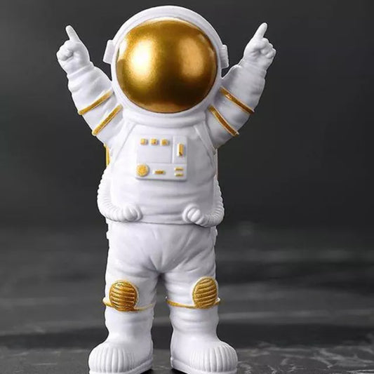 Avelena | Harz-Astronaut-Figur Statue Raumfahrer Skulptur Pädagogisches Spielzeug Schreibtisch-Dekoration Astronaut-Modell Für Kinder Geschenk