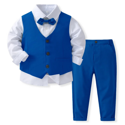 Avelena | Jungen formelles Baumwolle Outfit-Set für Kleinkinder und Kinder