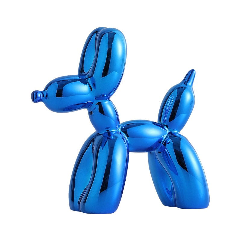 Avelena | Balloon Dog Sculpture, Balloon Art Statue, Mini Collectible Figurine, Home Decoration, Resin Figure, Desk Accessories, Room Decoration