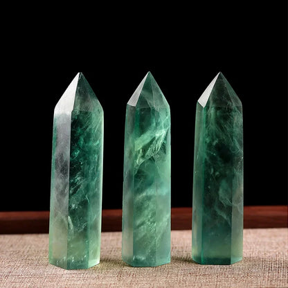 Avelena | Energora Kristall-Obelisk | Echter Naturquarz | Für Meditation & Chakra-Heilung | Spirituelles Dekoobjekt