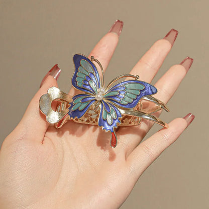 Avelena | Metall Schmetterling Haarspange für Frauen