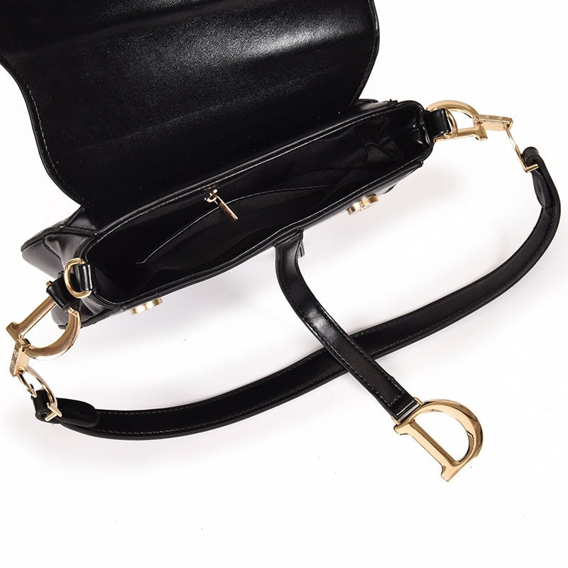 Avelena | Luxuriöse Damen Schultertasche Exklusive Pu Leder Satteltasche