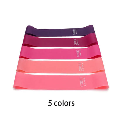 Avelena | 5-Teiliges Yoga-Widerstandsband-Set - Elastische Bänder