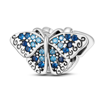 Avelena | 925 Silber Goldener Leopard Charms Perlen Bunte Chamäleon Nashorn Löwe Skarabäus Katze Anhänger Passend für Original Pandora Armband Schmuck