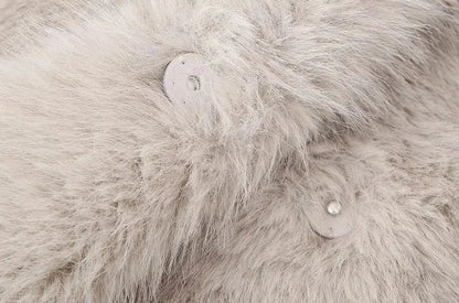 Faux-Fur-Mantel für Frauen