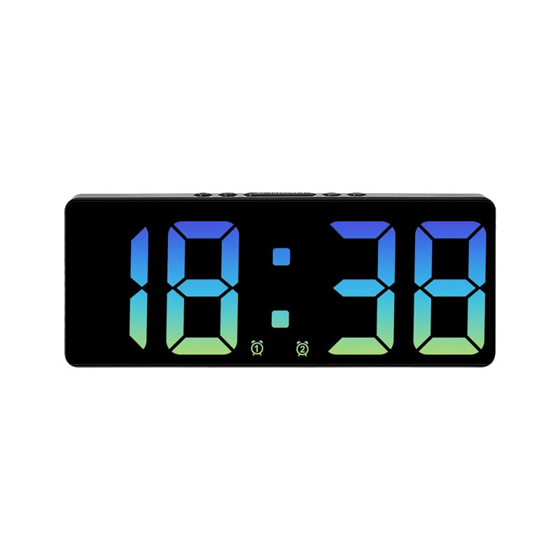 Avelena | Led Uhr Stilvolle Wecker mit Nachtmodus