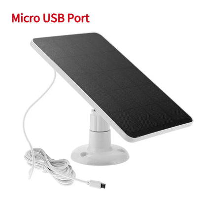 Avelena | Voltaro Solarpanel 10W | Micro-USB | IPX6 Wetterfest | Für Kamera & Lichtsysteme