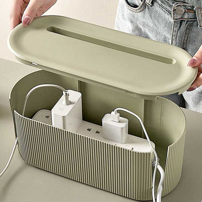 Avelena | Design Aufbewahrungsbox Organizer für Kabel, Adapter und Steckdosenleisten