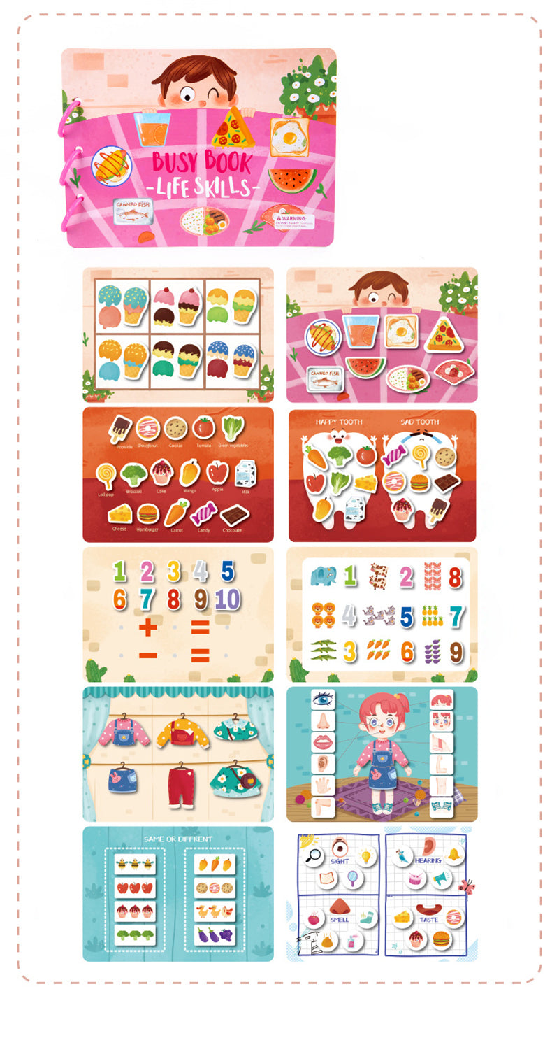 Avelena | Kreatives Montessori-Aktivitätenbuch für Kinder