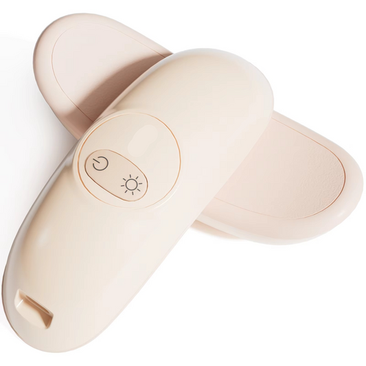 Avelena | Brustmassagegerät mit Wärme und Vibration zur Unterstützung des Stillens, ergonomisch und tragbar, BPA-frei