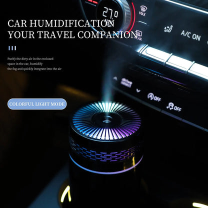 Avelena | 250ML Tragbarer Auto-Luftbefeuchter - USB LED Ätherisches Öl Diffusor