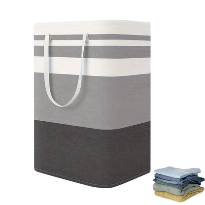 Avelena | 75L Große Wäschekorb mit Griffen & Zusammenklappbarem Design – Solen