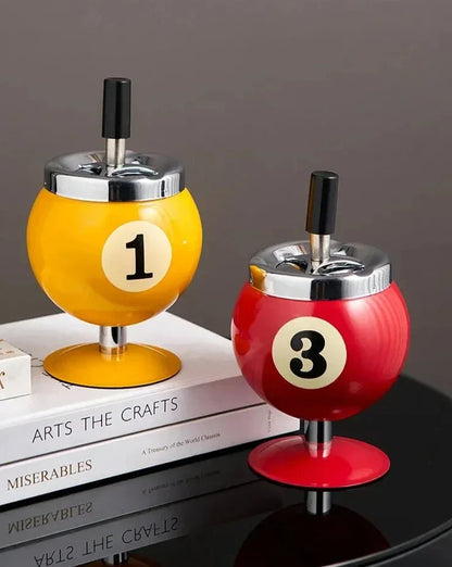 Avelena | Metall Billard Aschenbecher